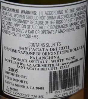 how to read wine labels