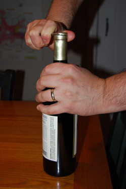 Open A Wine Bottle