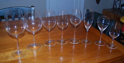 choosing wine glasses